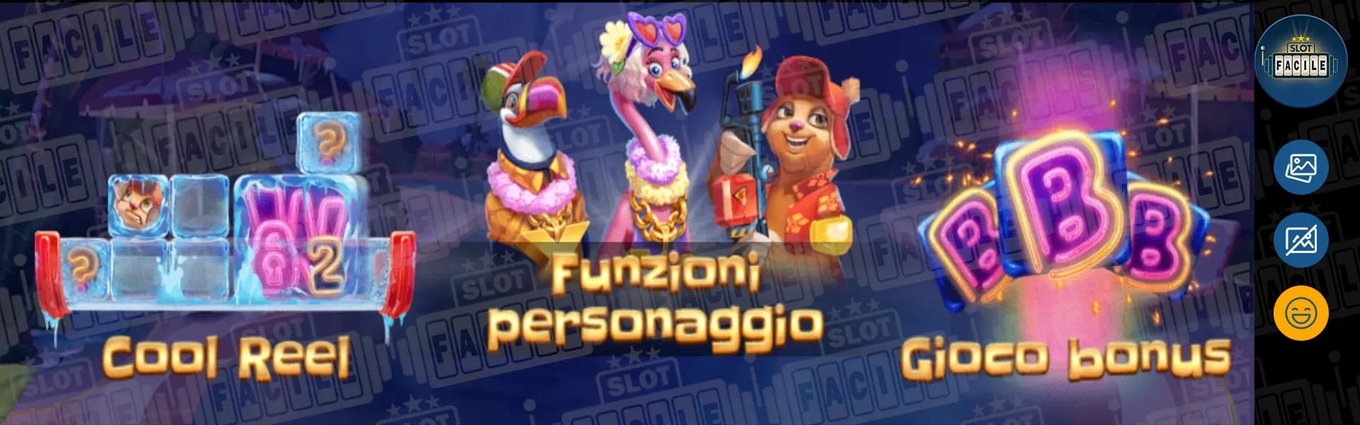Tropicool 4 slot machine gratis su slotfacile funzioni speciali cool reel.webp