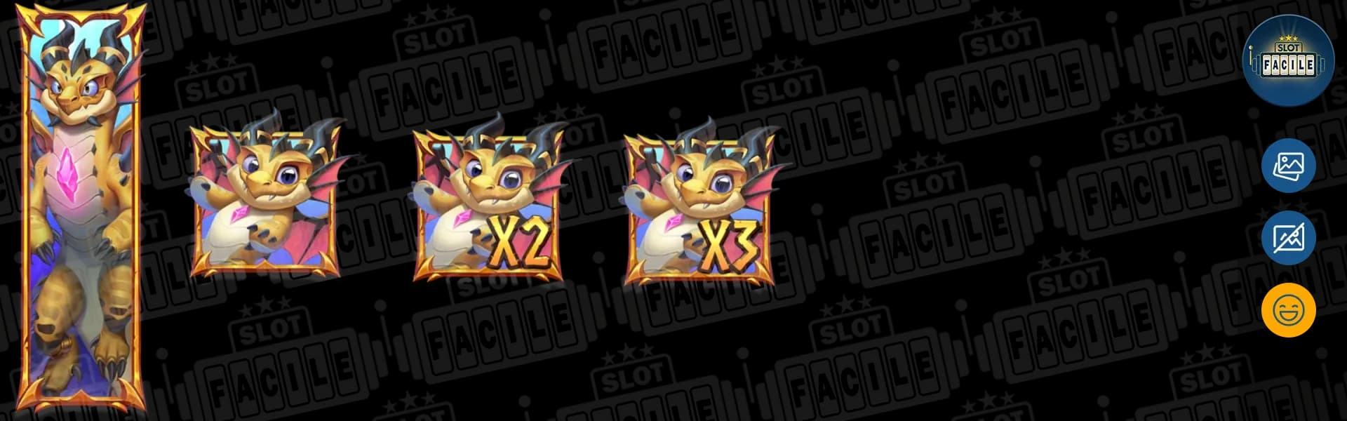 Dragonfate's favor slot Machine gratis su SlotFacile Wild drago e cuccioli.webp