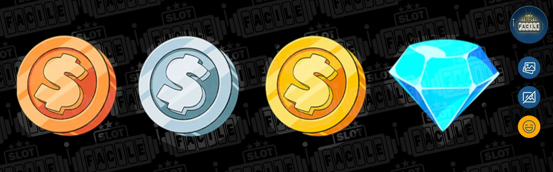 Le Zeus slotfacile banner monete e diamante.webp